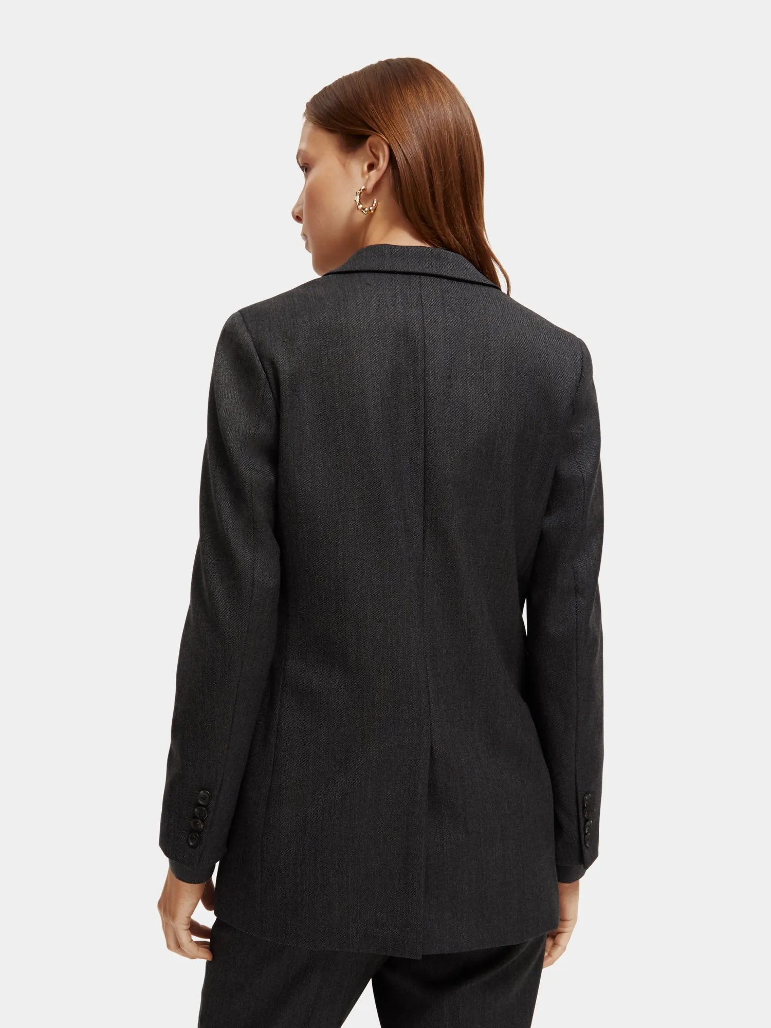 Wool-blend single-breasted blazer sold by Scotch and Soda product image thumbnail 3