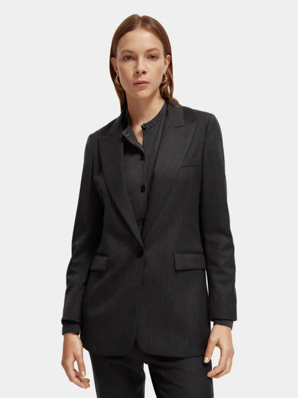 Wool-blend single-breasted blazer sold by Scotch and Soda