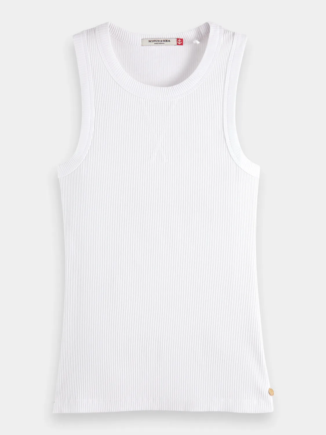 Slim fit racer tank sold by Scotch and Soda product image thumbnail 2