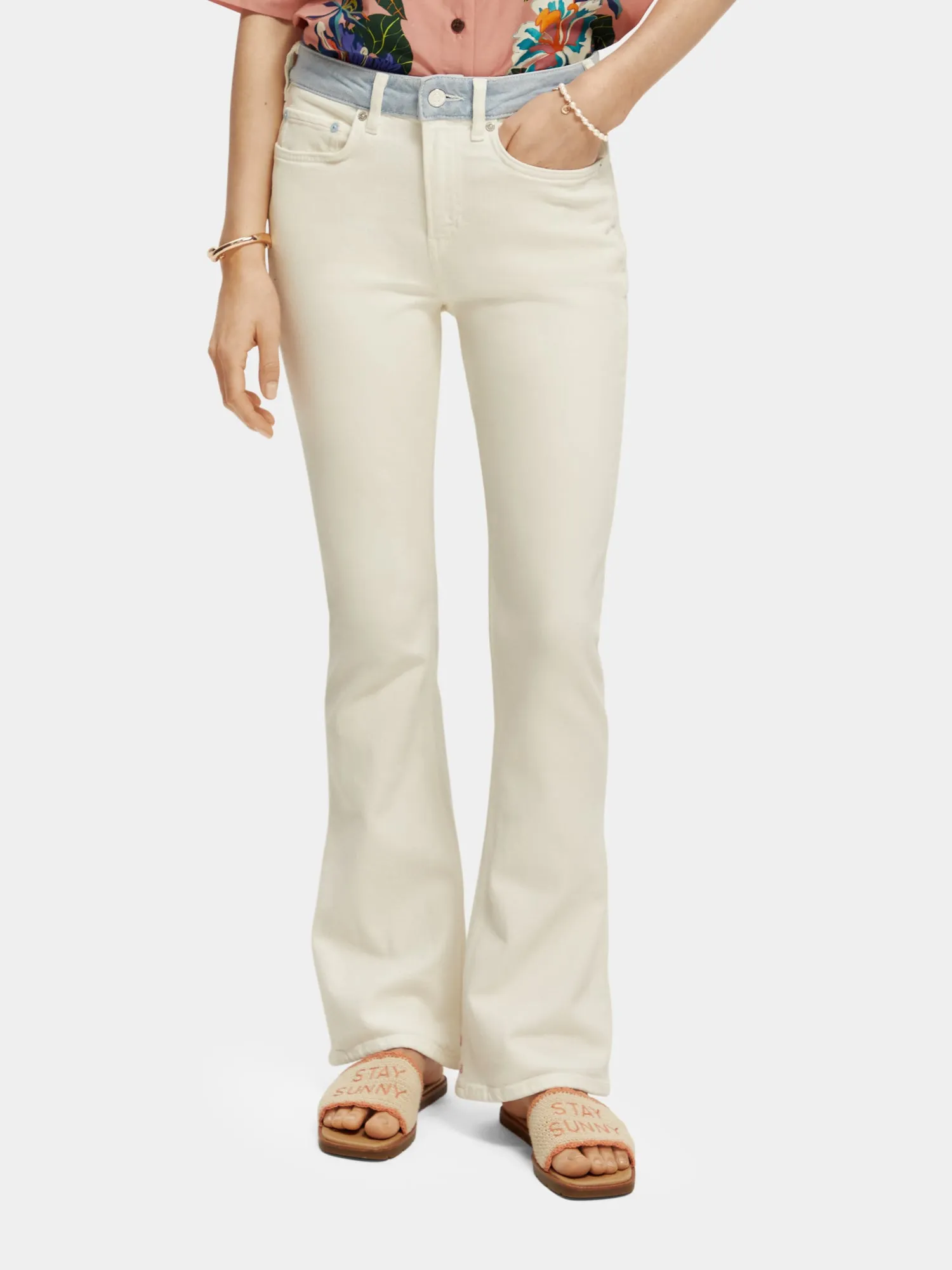 Charm flared jeans sold by Scotch & Soda