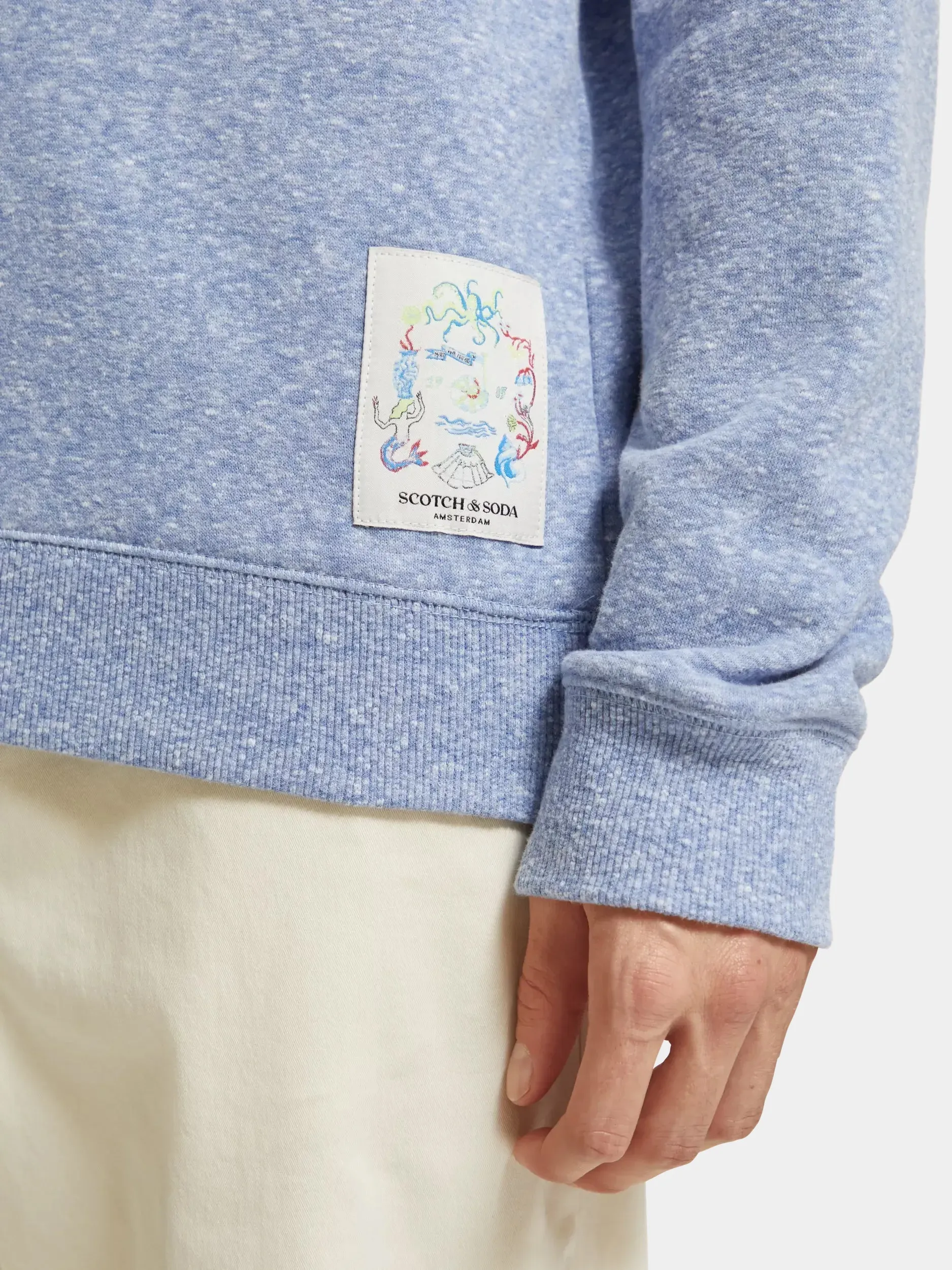 Melange sweatshirt sold by Scotch and Soda product image thumbnail 5