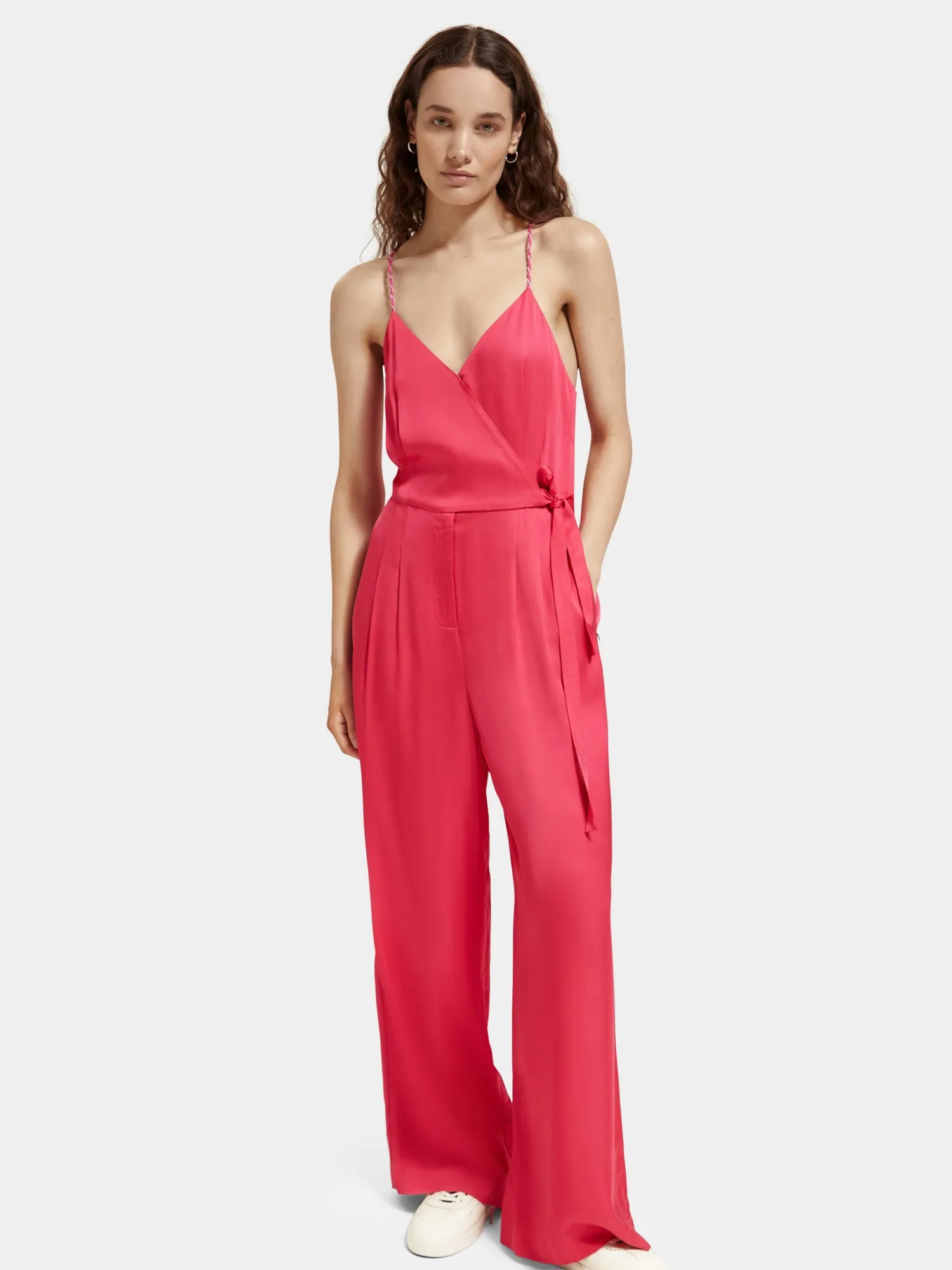 V-neck racerback jumpsuit sold by Scotch and Soda