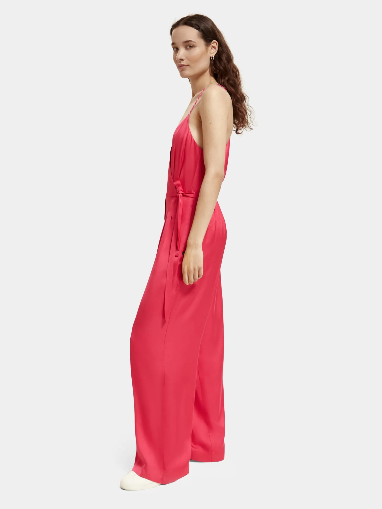 V-neck racerback jumpsuit sold by Scotch and Soda product image thumbnail 4