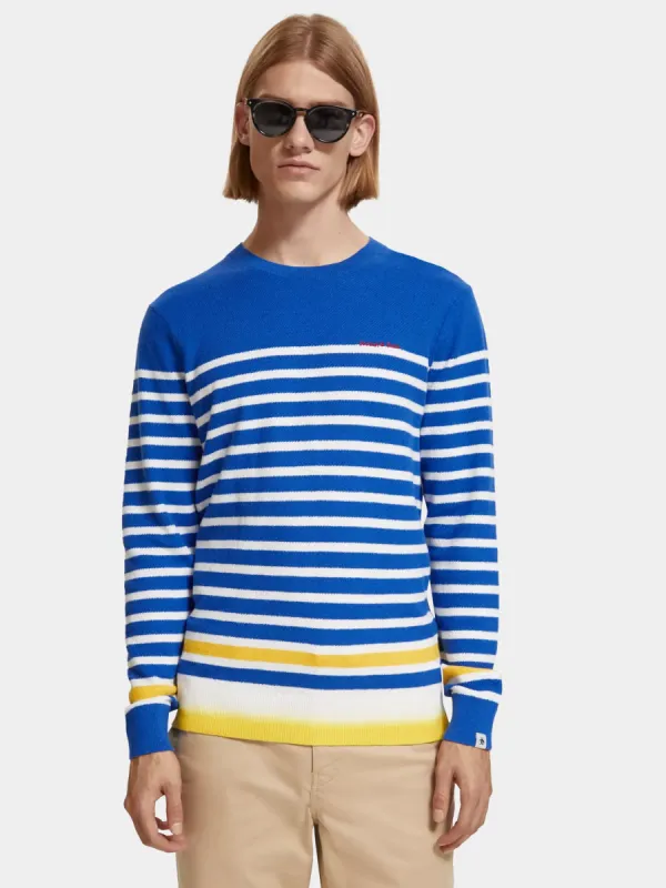 Breton stripe pullover sold by Scotch and Soda
