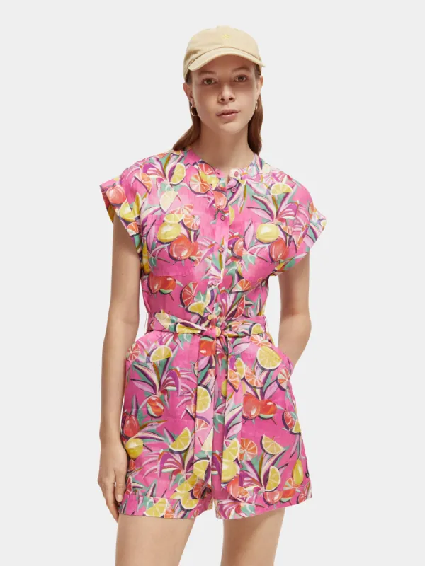 Linen all-in-one playsuit sold by Scotch and Soda