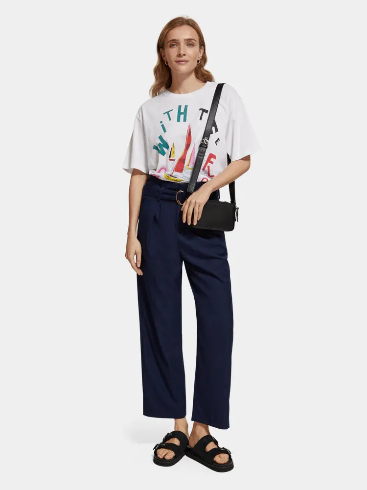 Loose-fit artwork t-shirt sold by Scotch and Soda product image thumbnail 4