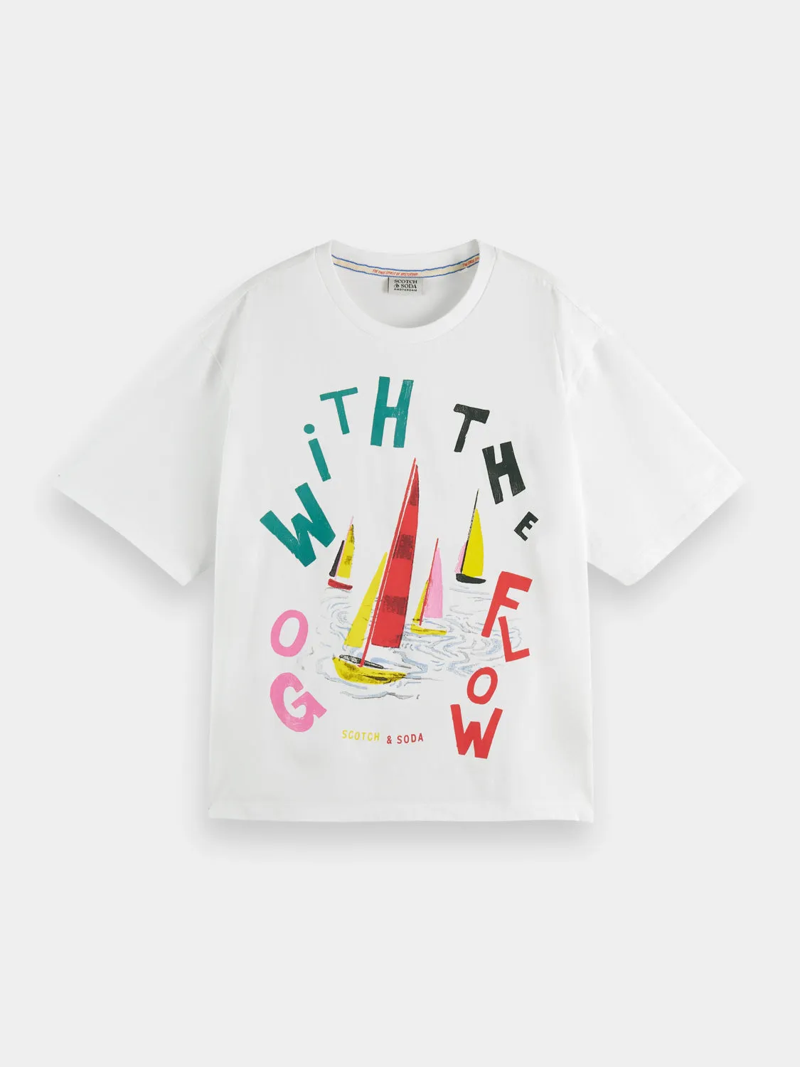 Loose-fit artwork t-shirt sold by Scotch and Soda product image thumbnail 2