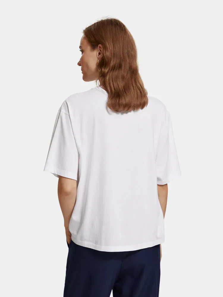 Loose-fit artwork t-shirt sold by Scotch and Soda product image thumbnail 3