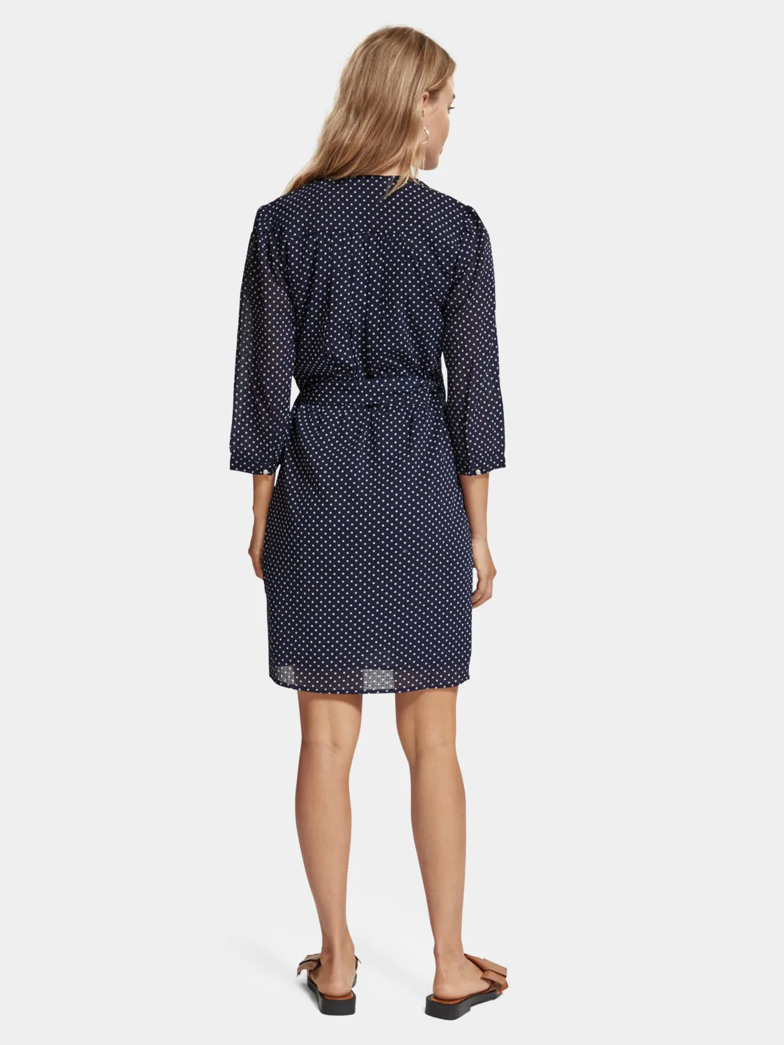 Printed mini wrap dress sold by Scotch and Soda product image thumbnail 3