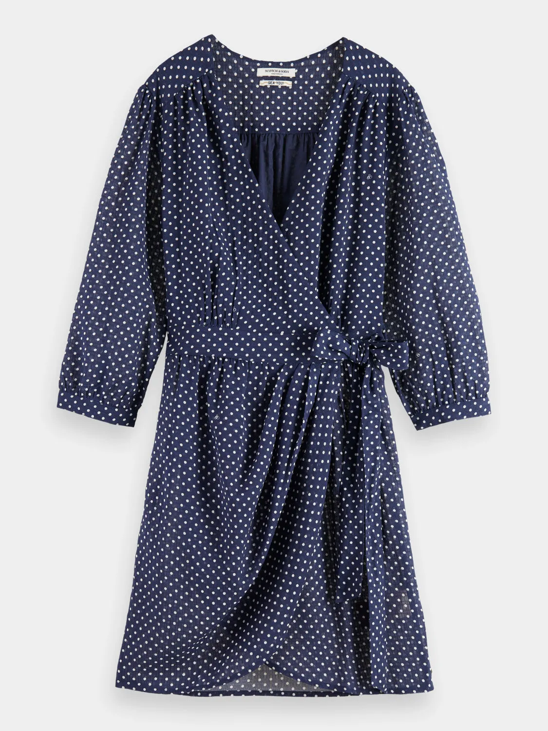 Printed mini wrap dress sold by Scotch and Soda product image thumbnail 2