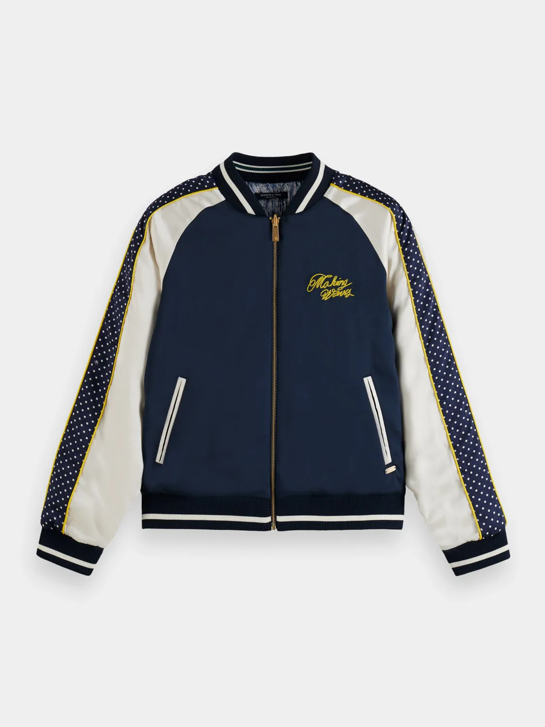 Reversible bomber jacket sold by Scotch and Soda product image thumbnail 2