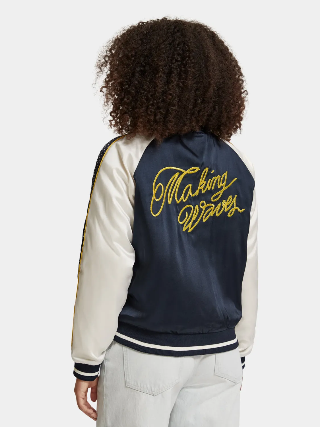 Reversible bomber jacket sold by Scotch and Soda product image thumbnail 3