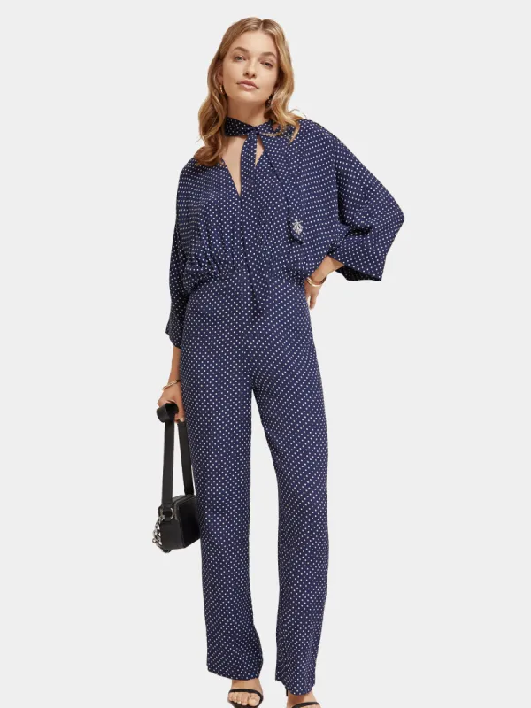 Polka dot jumpsuit sold by Scotch and Soda