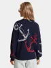 Anchor jacquard pullover sold by Scotch and Soda