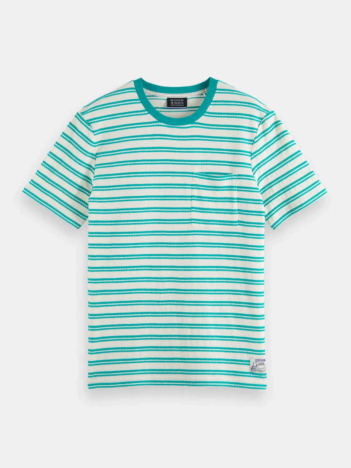 Striped pocket t-shirt sold by Scotch and Soda product image thumbnail 2