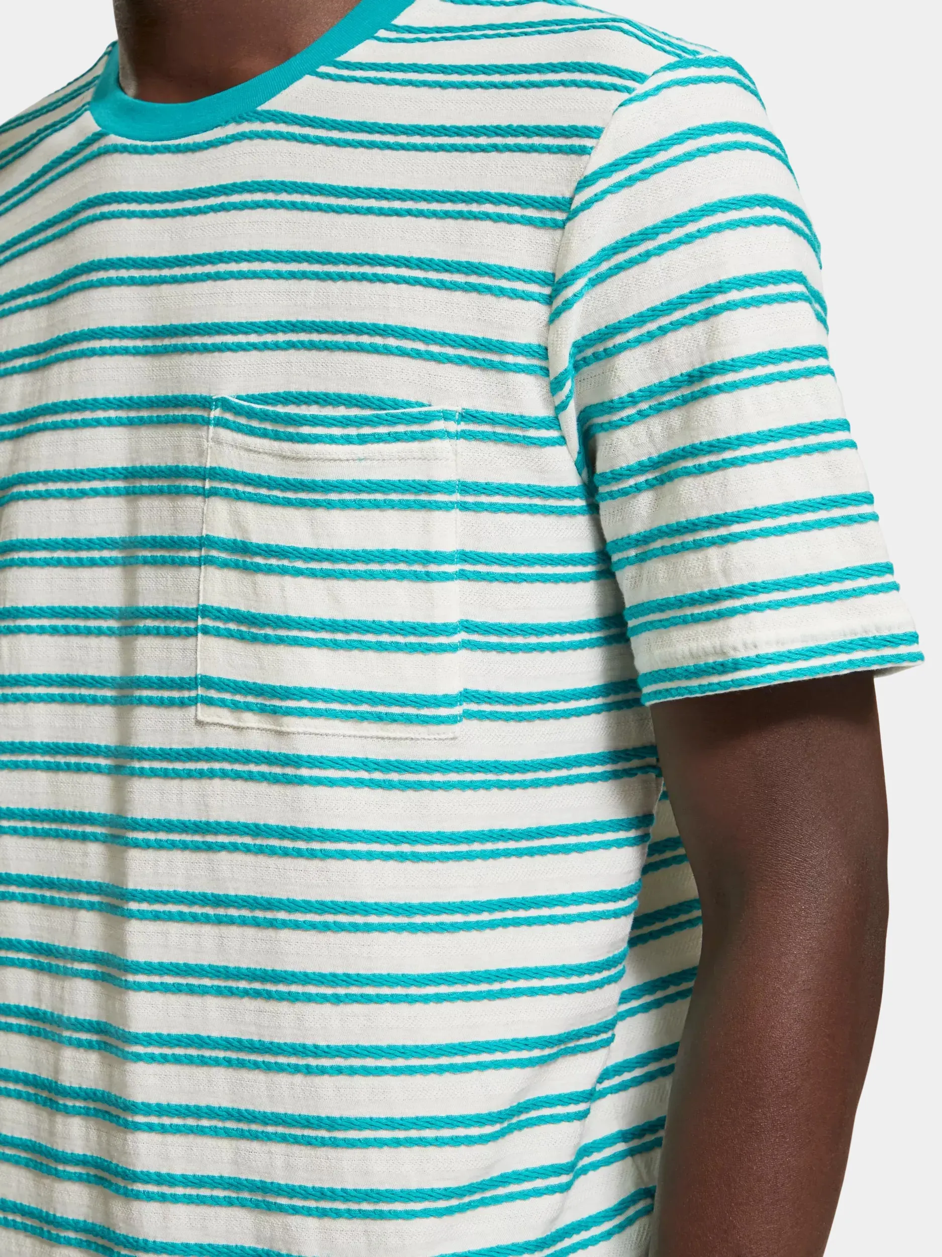 Striped pocket t-shirt sold by Scotch and Soda product image thumbnail 5