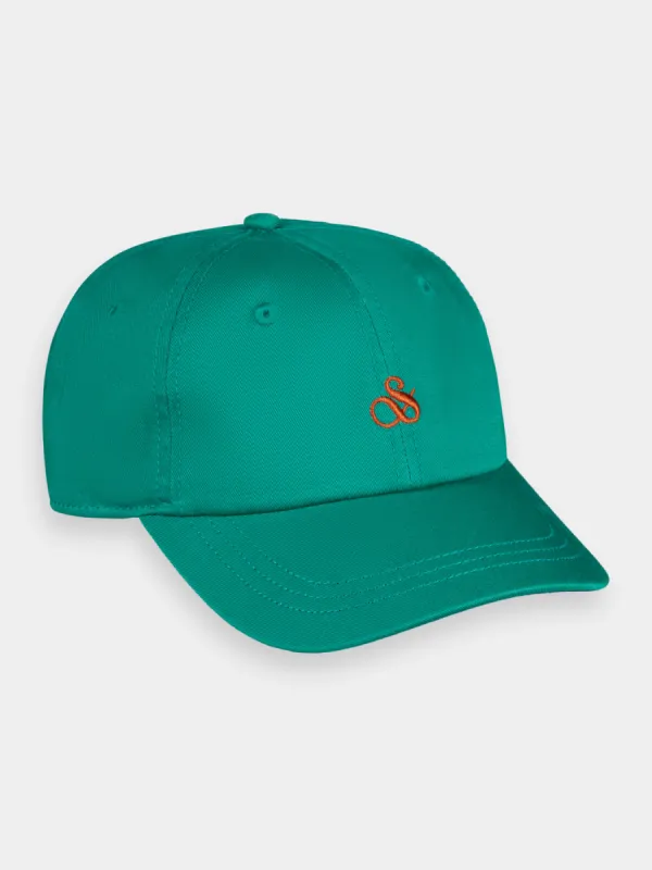 Twill logo embroidery cap sold by Scotch and Soda