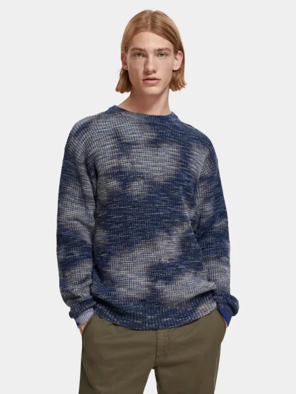 Waffle melange pullover sold by Scotch and Soda