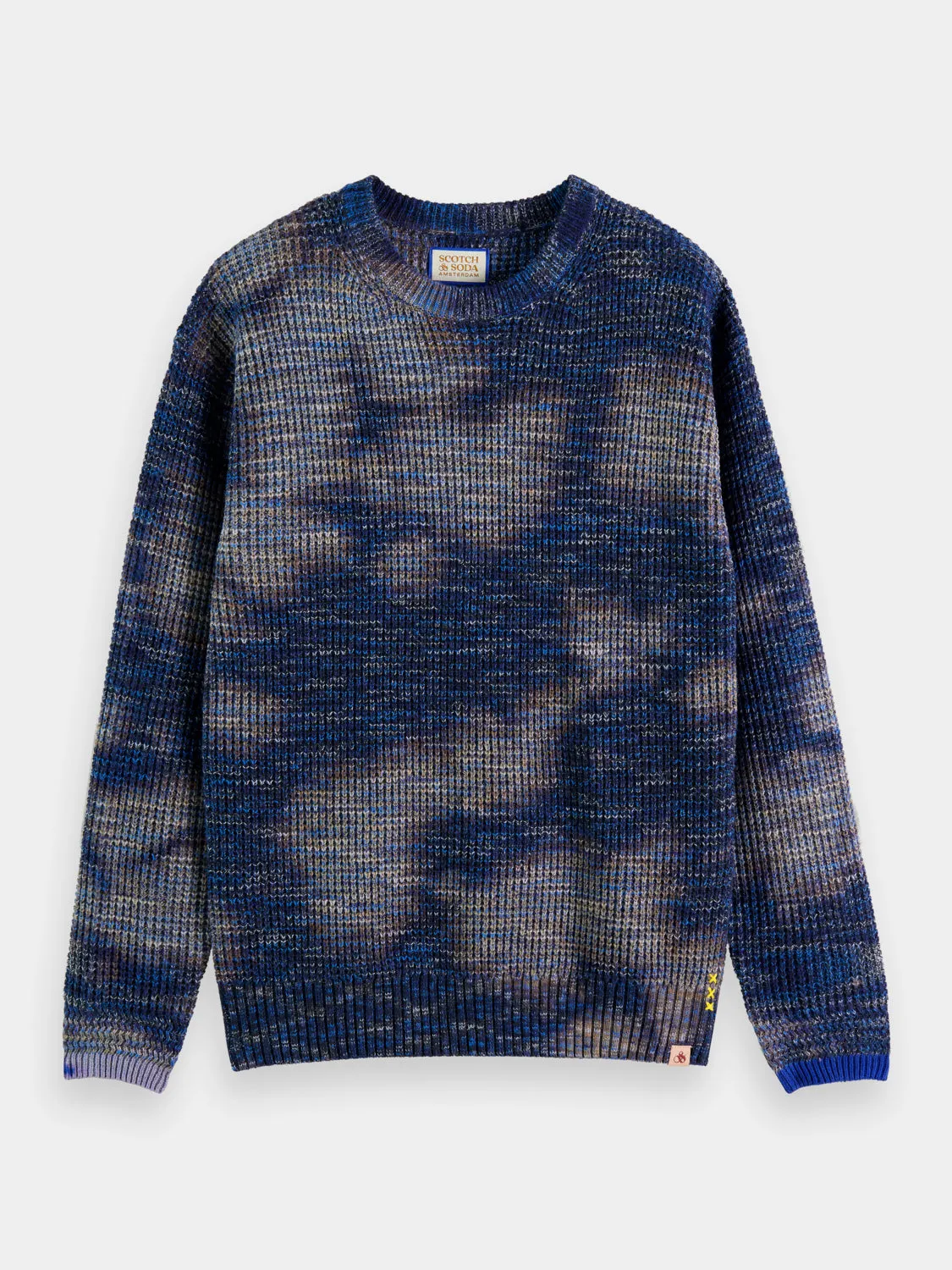 Waffle melange pullover sold by Scotch and Soda product image thumbnail 2