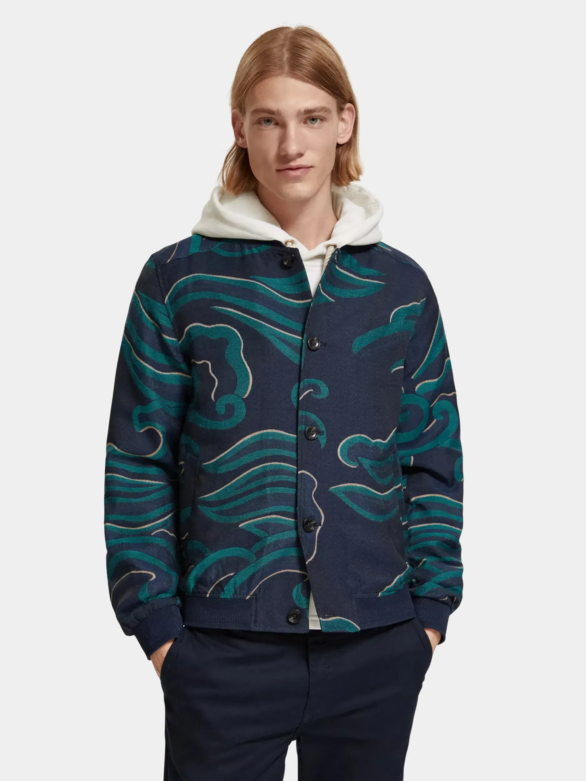 Lightweight bomber jacket sold by Scotch and Soda