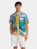 Printed camp shirt sold by Scotch and Soda