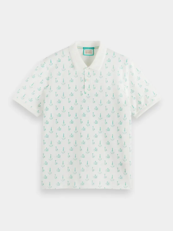 Printed polo sold by Scotch and Soda