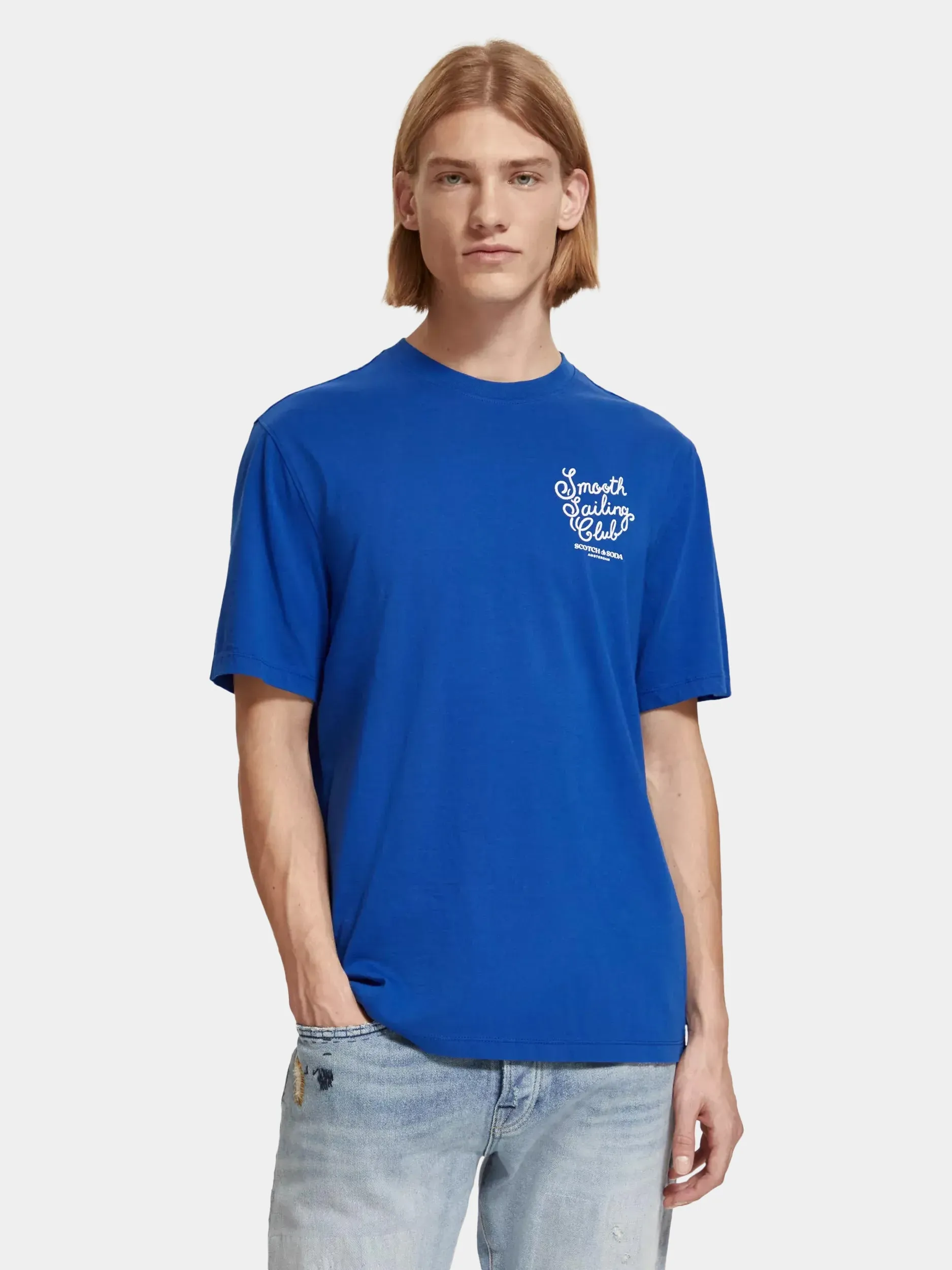 Regular-fit artwork t-shirt sold by Scotch & Soda