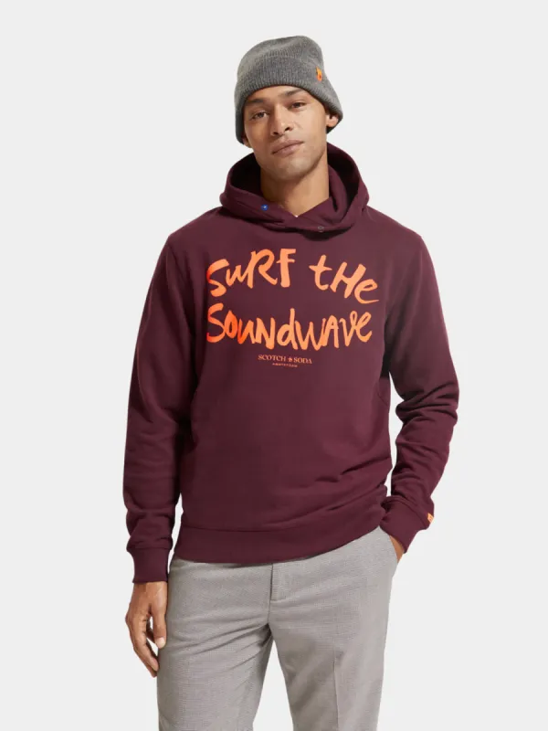 Organic cotton hoodie sold by Scotch and Soda