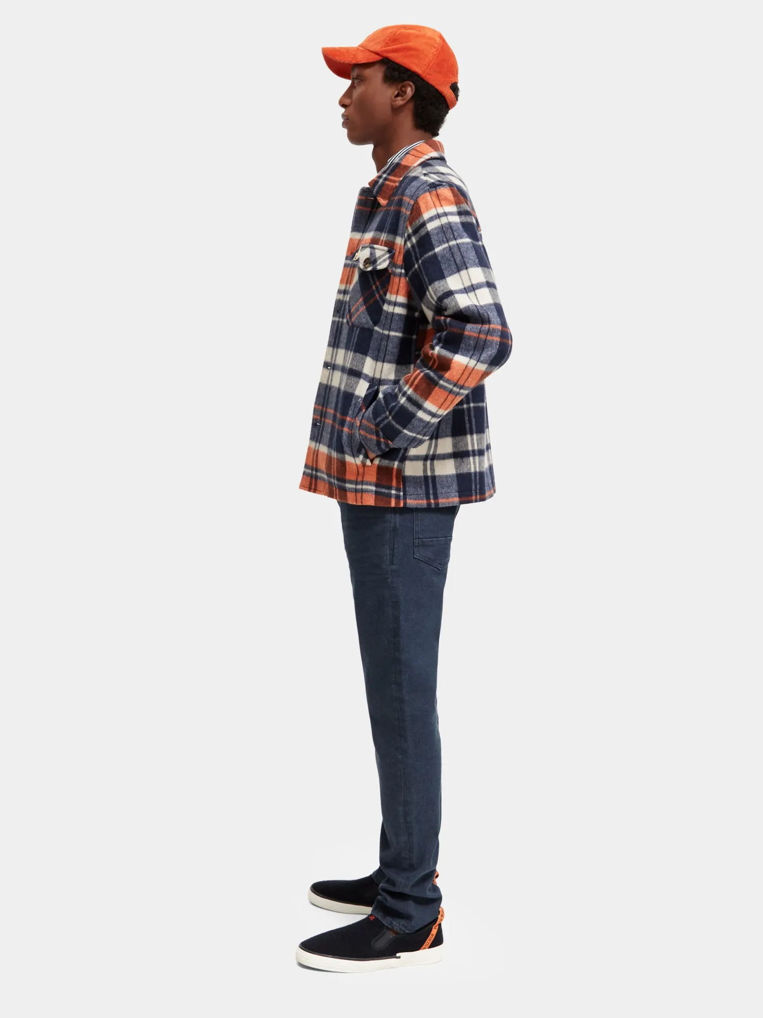 Checked wool-blend overshirt sold by Scotch and Soda product image thumbnail 4
