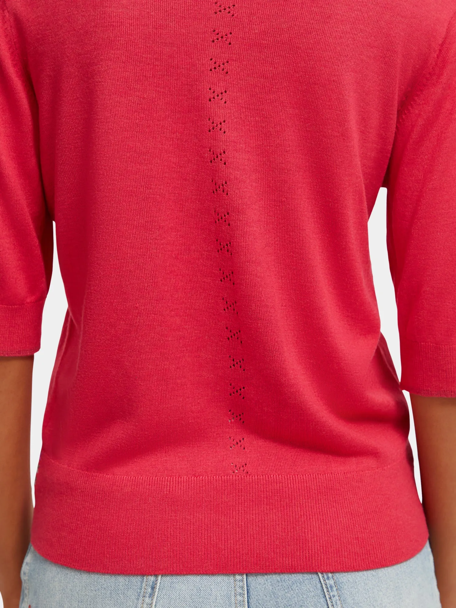 Short sleeved crewneck sweater sold by Scotch & Soda product image thumbnail 5