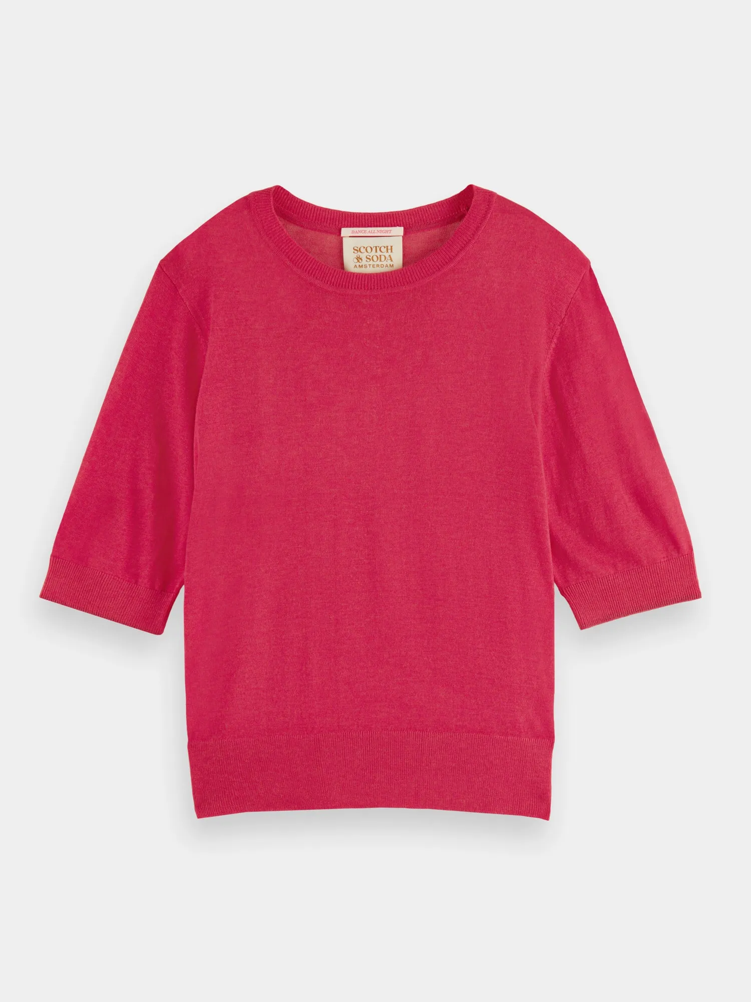 Short sleeved crewneck sweater sold by Scotch & Soda
