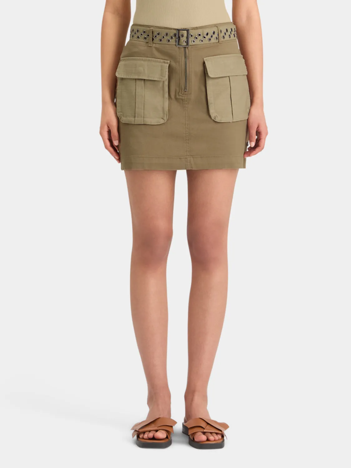Cargo mini skirt sold by Scotch and Soda