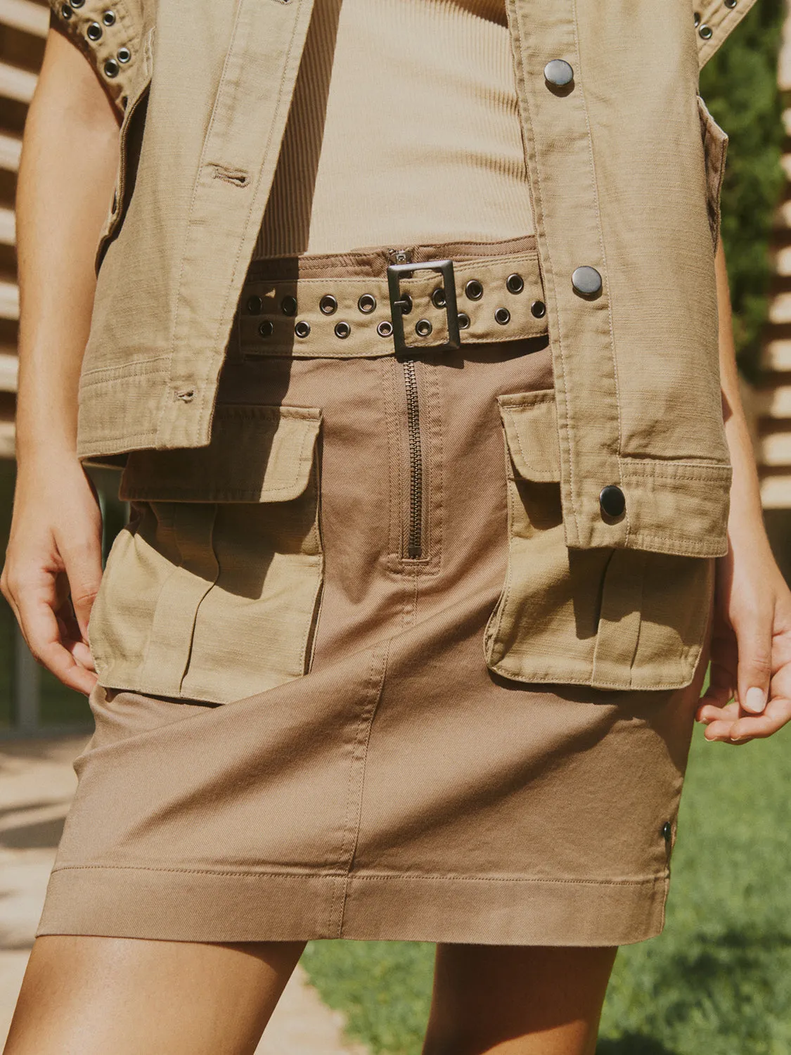 Cargo mini skirt sold by Scotch and Soda product image thumbnail 3
