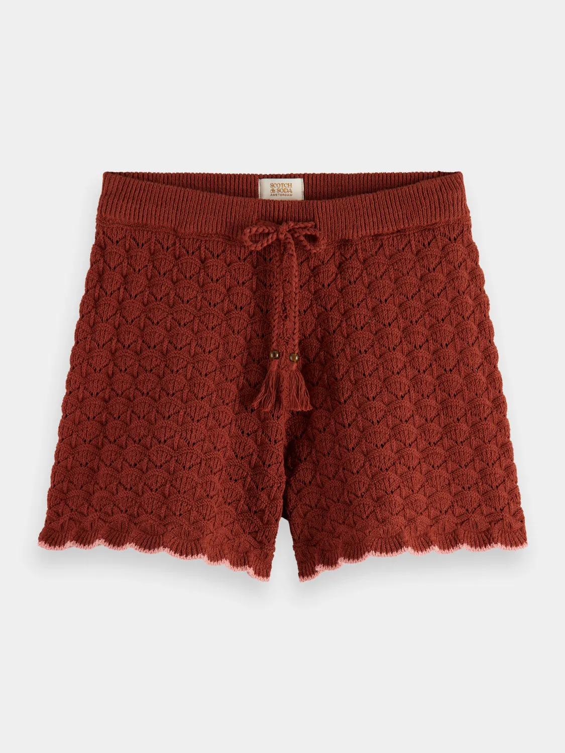 Pointelle knit shorts sold by Scotch and Soda product image thumbnail 2