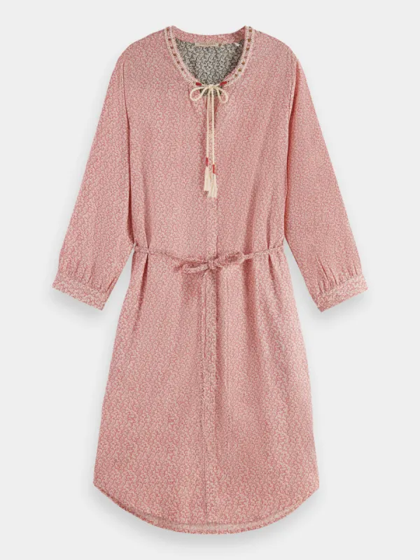 Beaded collar shirt dress sold by Scotch and Soda