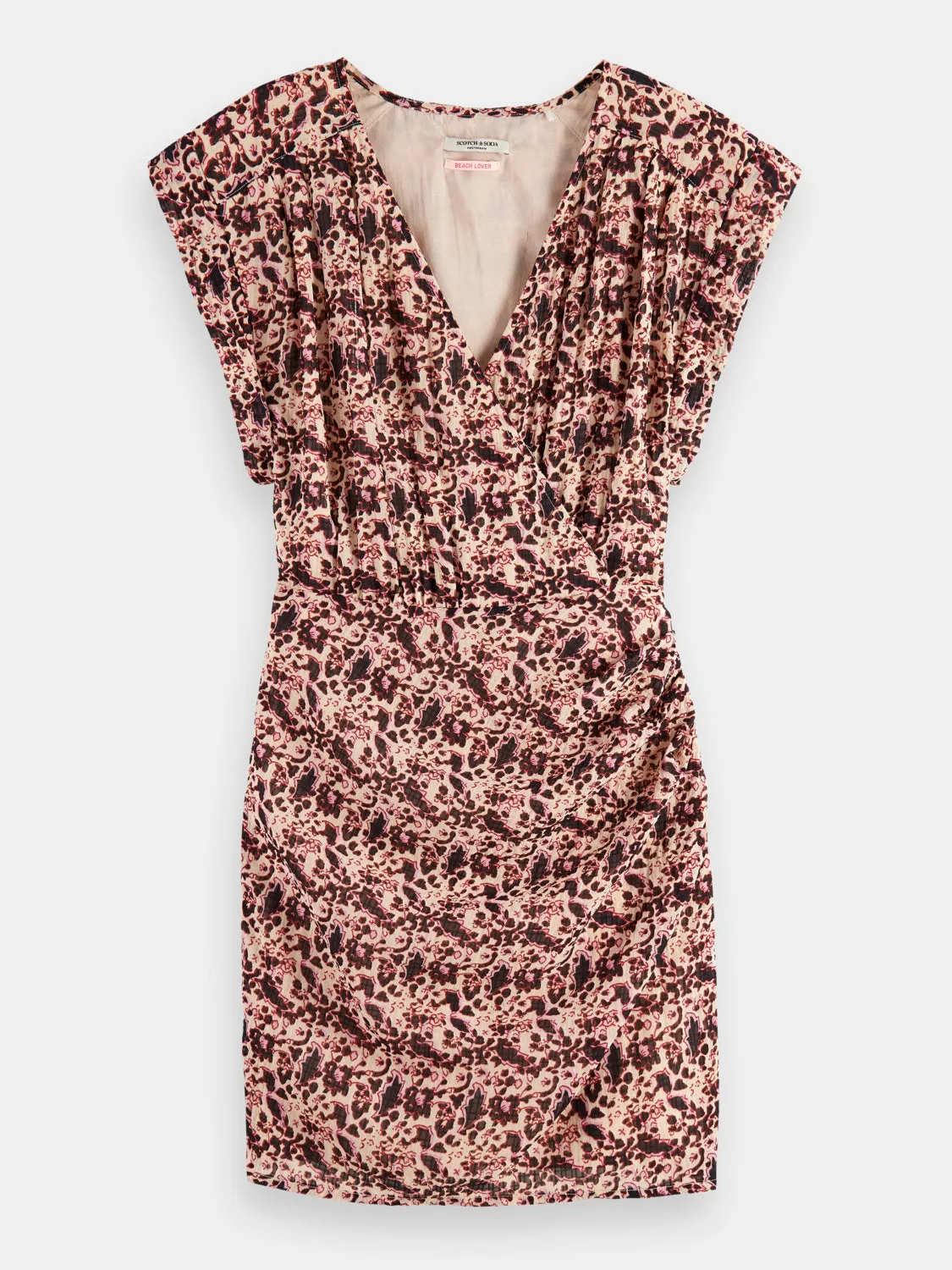 Floral mini wrap dress sold by Scotch and Soda