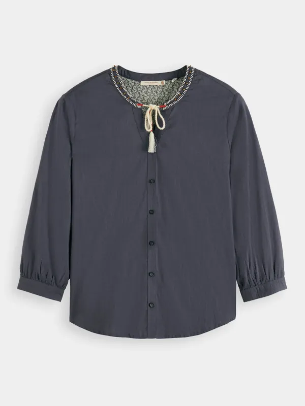 Top with beaded collar sold by Scotch and Soda