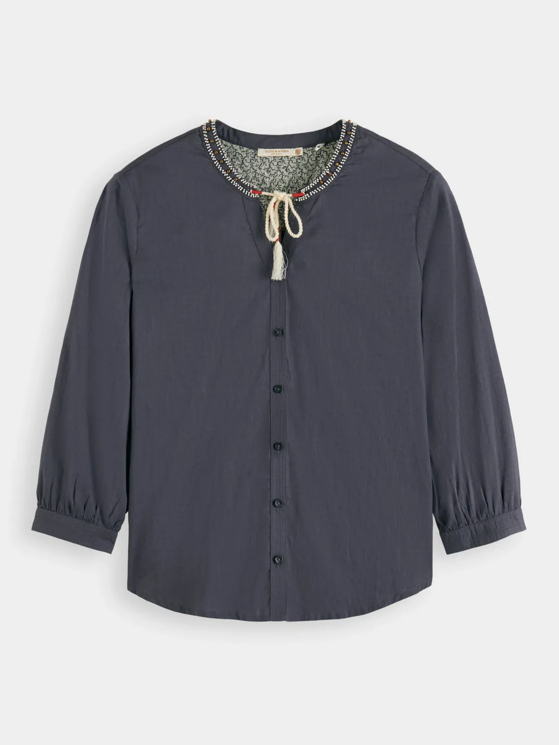 Top with beaded collar sold by Scotch and Soda