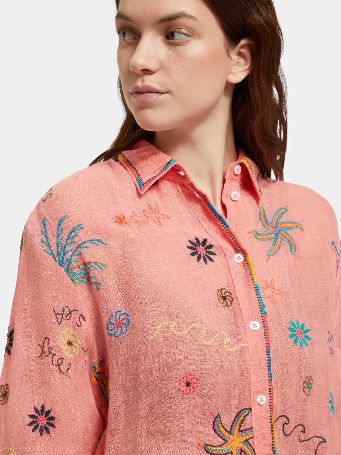 Oversized shirt dress sold by Scotch and Soda product image thumbnail 5