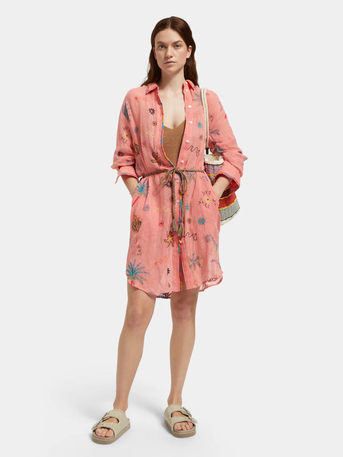 Oversized shirt dress sold by Scotch and Soda product image thumbnail 4
