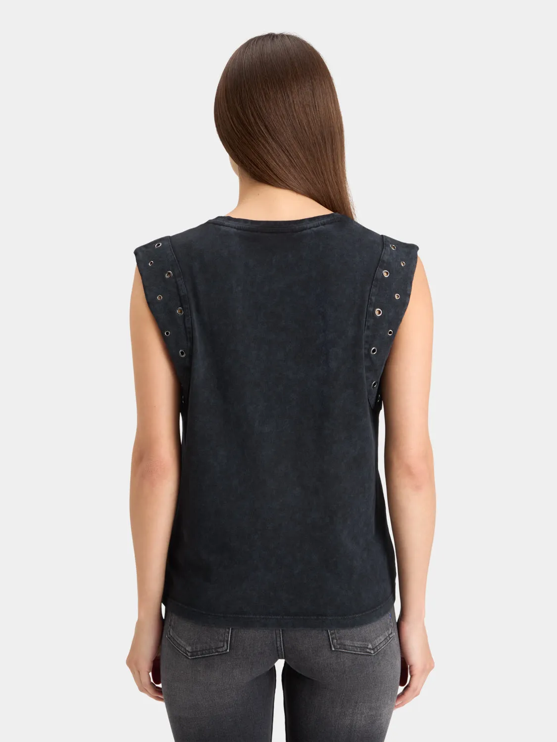 Studded panel tank top sold by Scotch & Soda product image thumbnail 3