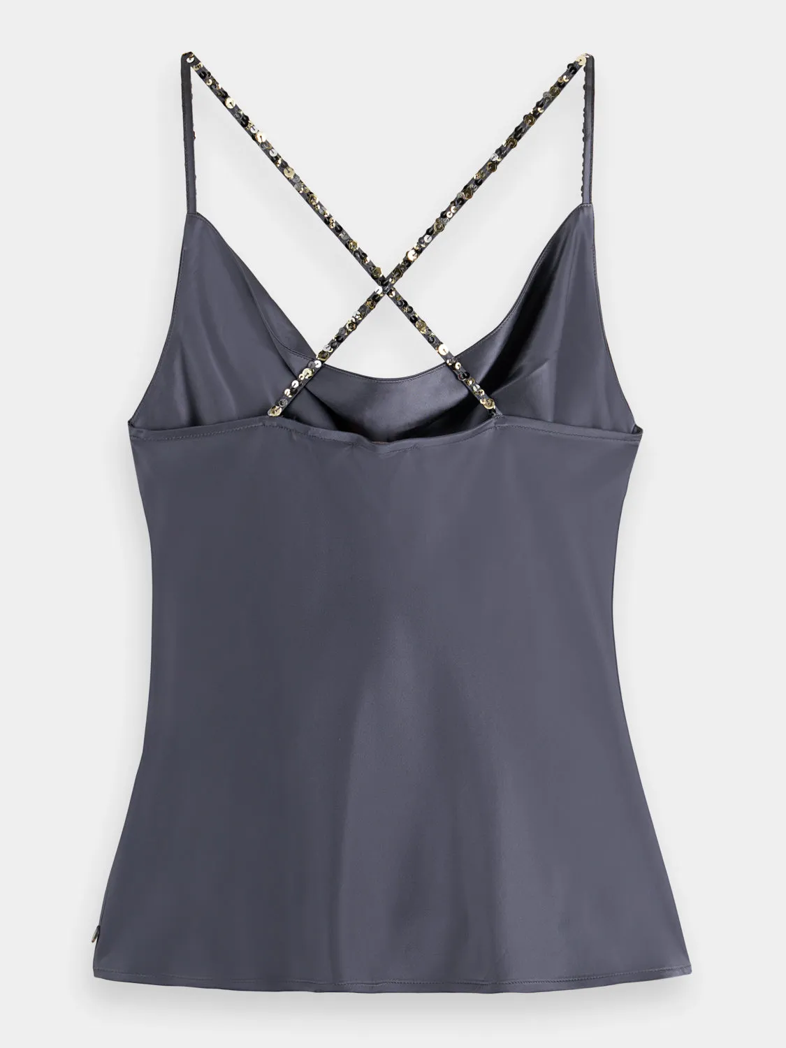 Sequin strap camisole sold by Scotch and Soda product image thumbnail 2