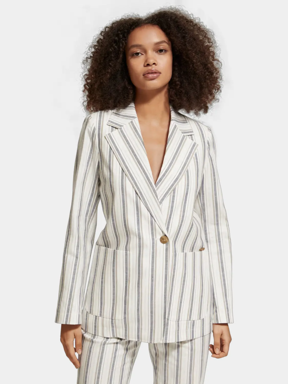 Lurex striped blazer sold by Scotch and Soda