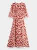 Knotted midi wrap dress sold by Scotch and Soda