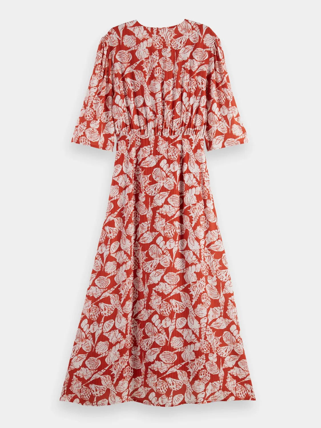 Knotted midi wrap dress sold by Scotch and Soda product image thumbnail 5