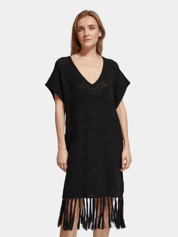 Pointelle stitch knit dress sold by Scotch and Soda