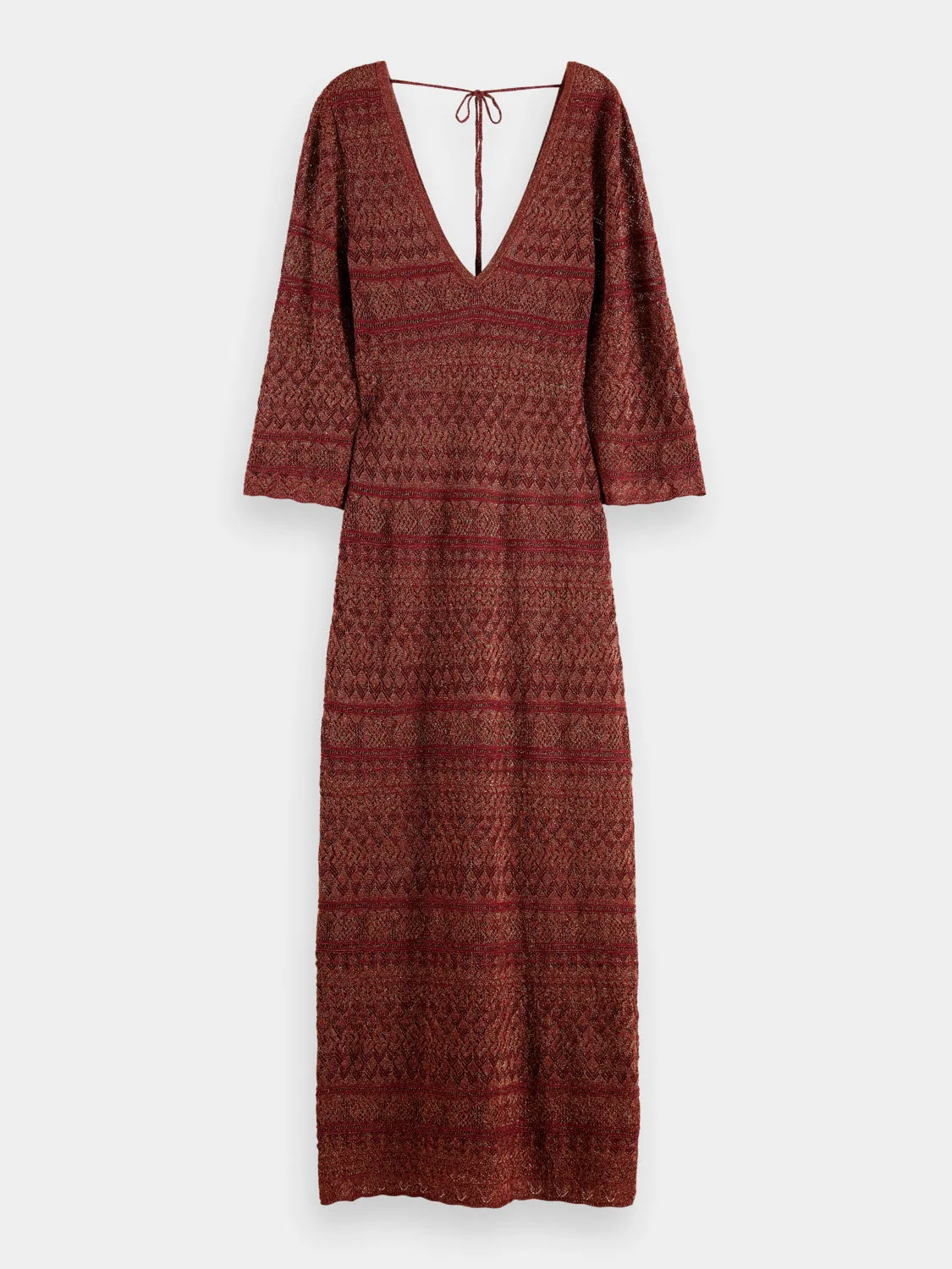 Metallic knit maxi dress sold by Scotch and Soda product image thumbnail 2