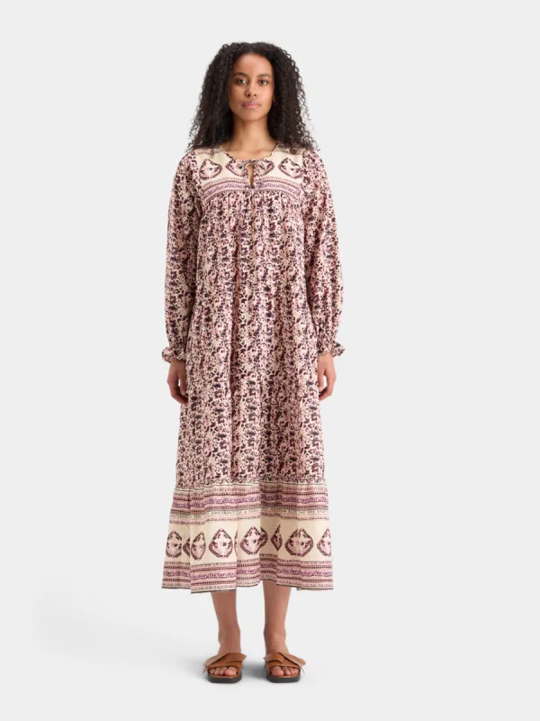 Maxi dress with flounces sold by Scotch and Soda