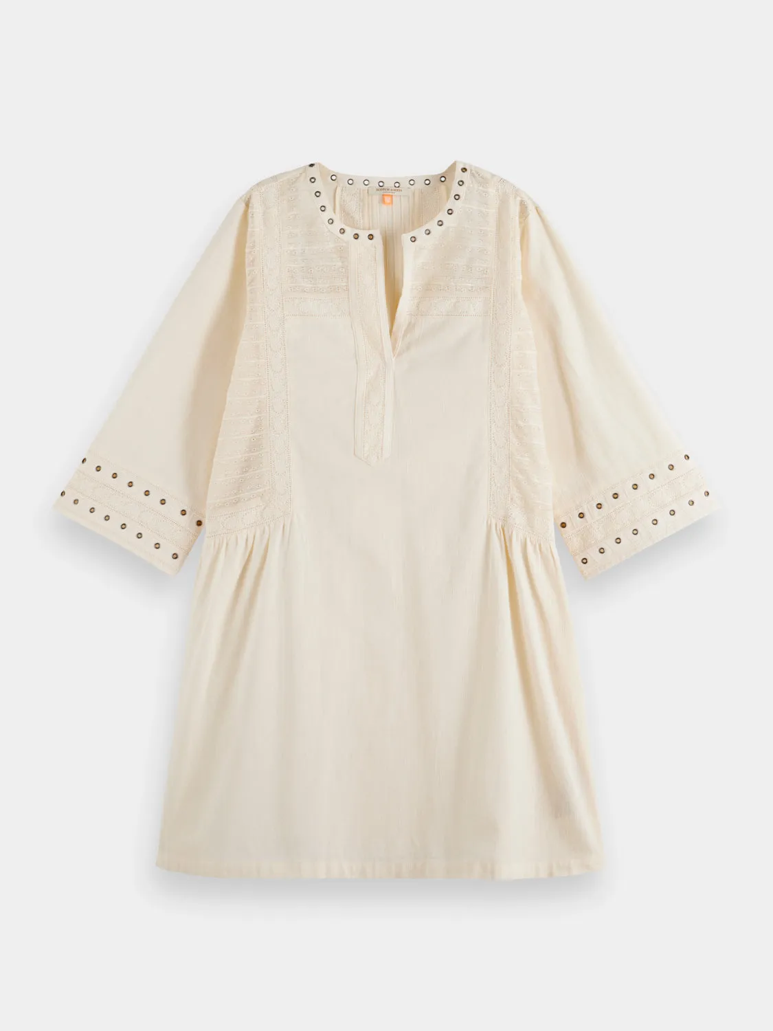 Eyelet mini dress sold by Scotch and Soda