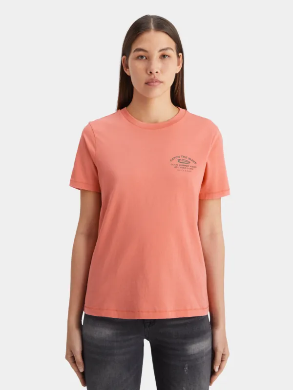 Regular-fit chest artwork t-shirt sold by Scotch and Soda